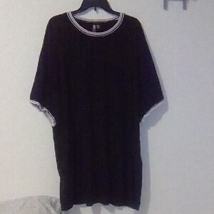 ASOS Black Tee with White Accents